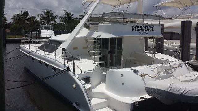 Used Power Catamaran for Sale 2002 Prowler 45 Boat Highlights